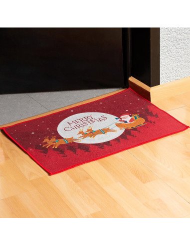 Tapete de Bienvenida Navideño importado al mayoreo en LHESH