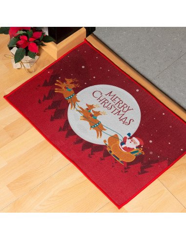 Tapete de Bienvenida Navideño importado al mayoreo en LHESH