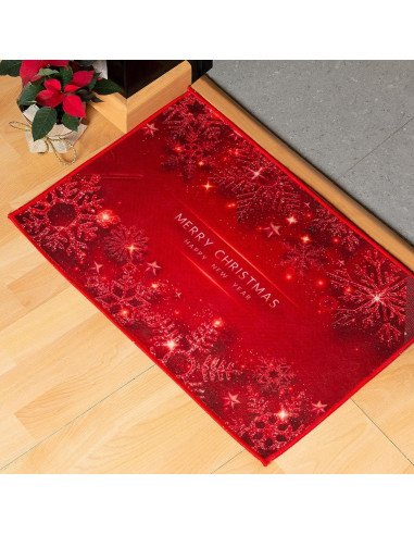 Tapete de Bienvenida Navideño importado al mayoreo en LHESH