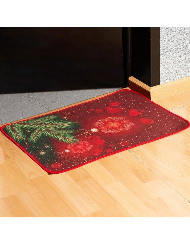 Tapete de Bienvenida Navideño importado al mayoreo en LHESH