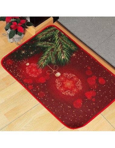 Tapete de Bienvenida Navideño importado al mayoreo en LHESH