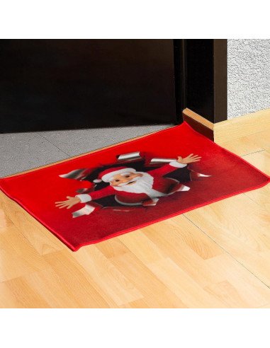 Tapete de Bienvenida Navideño importado al mayoreo en LHESH