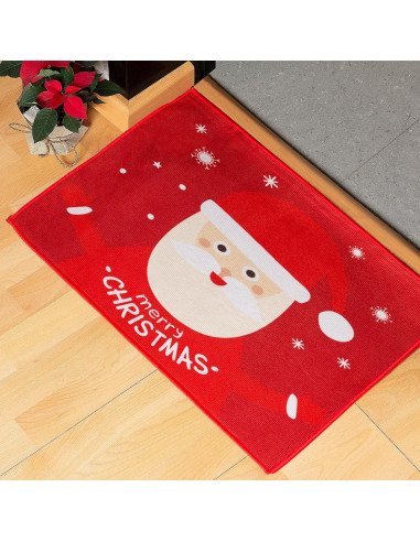 Tapete de Bienvenida Navideño importado al mayoreo en LHESH