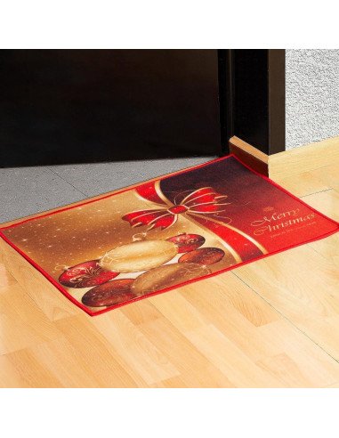 Tapete de Bienvenida Navideño importado al mayoreo en LHESH