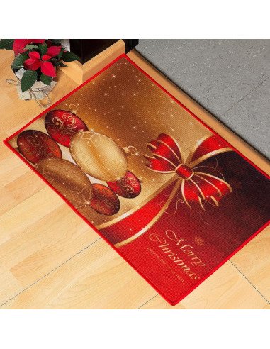 Tapete de Bienvenida Navideño importado al mayoreo en LHESH