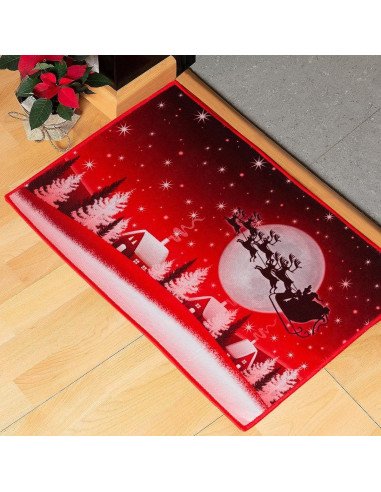 Tapete de Bienvenida Navideño importado al mayoreo en LHESH