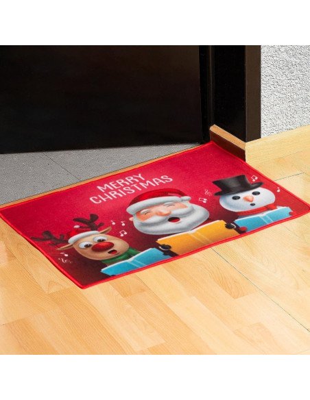 Tapete de Bienvenida Navideño importado al mayoreo en LHESH