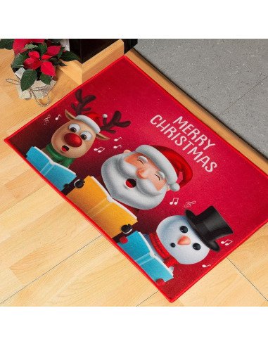 Tapete de Bienvenida Navideño importado al mayoreo en LHESH