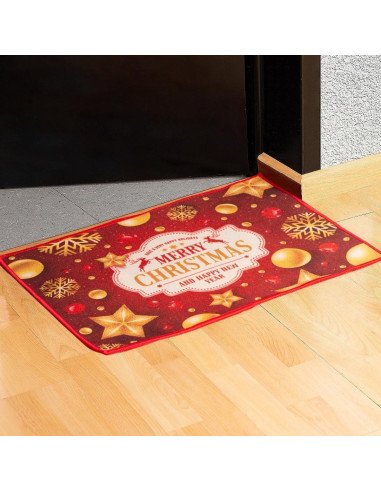 Tapete de Bienvenida Navideño importado al mayoreo en LHESH