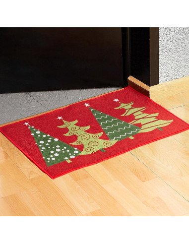 Tapete de Bienvenida Navideño importado al mayoreo en LHESH