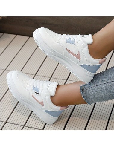 Tenis Urbanos Blancos para Mujer importados al Mayoreo en LHESH