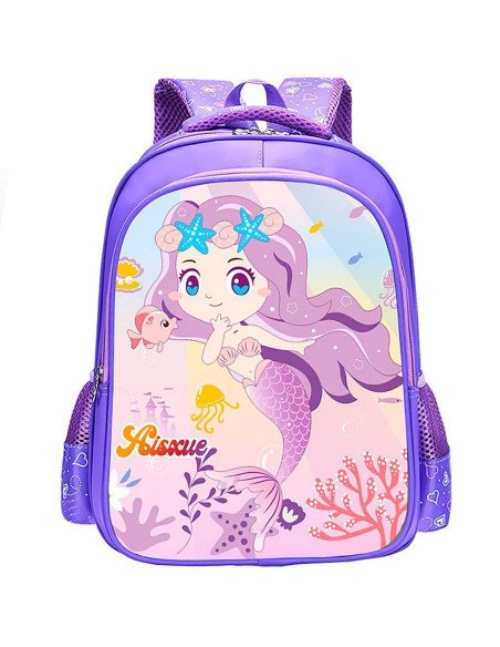 Mochila Escolar de sirena importada al mayoreo en LHESH