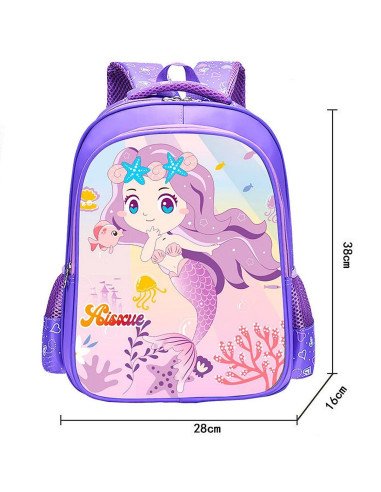 Mochila Escolar de sirena importada al mayoreo en LHESH