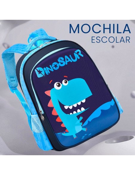 Mochila escolar con dinosaurio importada al mayoreo en LHESH