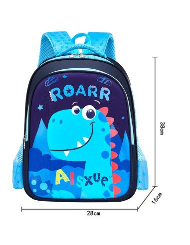 Mochila escolar con dinosaurio importada al mayoreo en LHESH