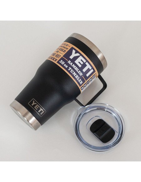 TERMO YETI 30 OZ NEGRO CON ASA HUA TANG