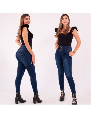 Pantalón para dama mezclilla al mayoreo en LHESH