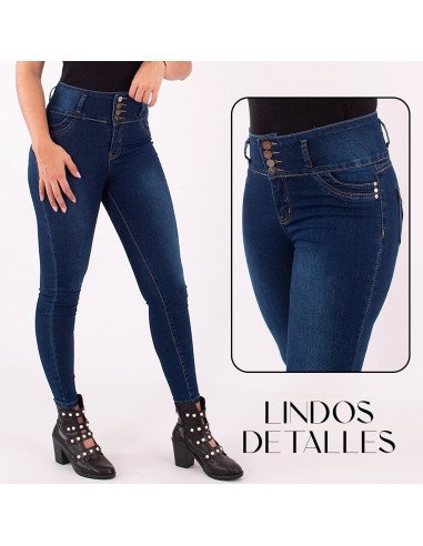 Pantalón para dama mezclilla al mayoreo en LHESH