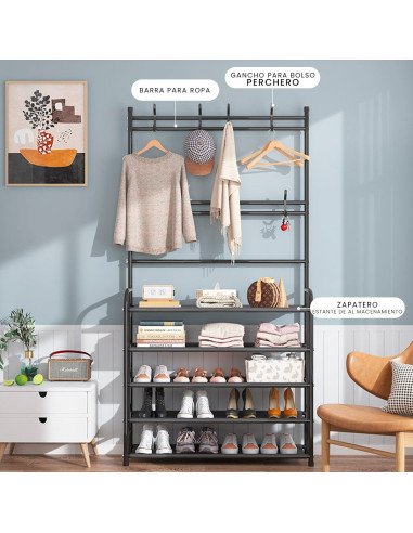 Perchero zapatero importado al mayoreo en LHESH