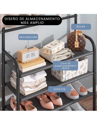 Perchero zapatero importado al mayoreo en LHESH