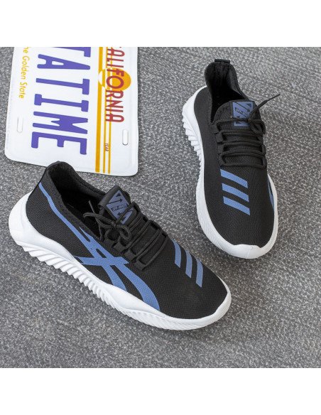 Tenis de inyección hombre al mayoreo ofrece LHESH - ID 41056 negro