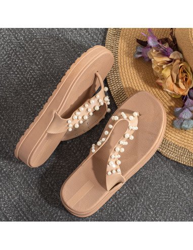 Sandalias de plástico para dama importadas al mayoreo en LHESH