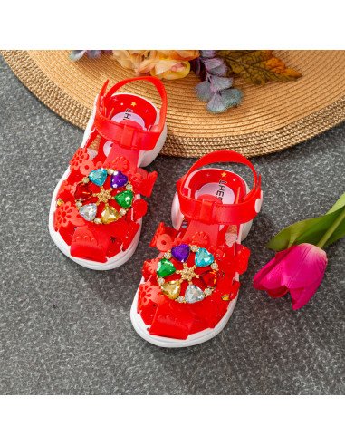 Sandalias al Mayoreo Disponibles en LHESH – Compra Exclusiva - ID 43450 rojo
