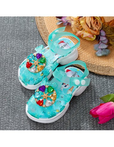 Sandalias al Mayoreo Disponibles en LHESH – Compra Exclusiva - ID 43451 verde