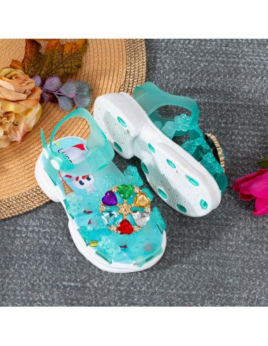 Sandalias al Mayoreo Disponibles en LHESH – Compra Exclusiva - ID 43451 verde