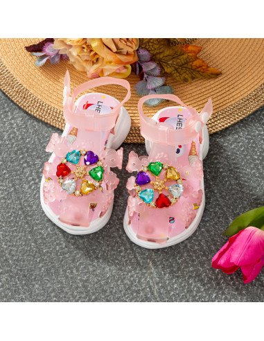 Mayoreo sandalias prácticas disponibles en LHESH - Compra al por mayor - ID 43447 rosa