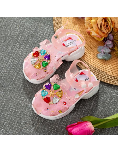 Mayoreo sandalias prácticas disponibles en LHESH - Compra al por mayor - ID 43452 rosa