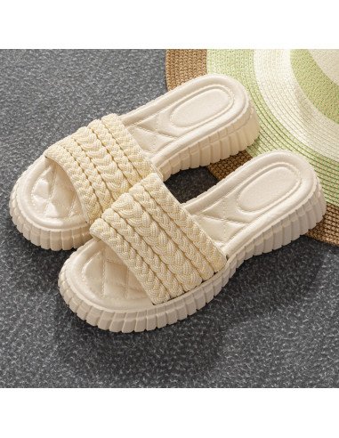 Sandalia para dama - 22/25, ID 44233 beige