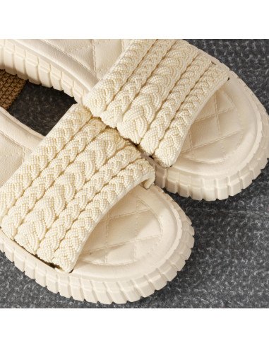 Sandalia para dama - 22/25, ID 44233 beige