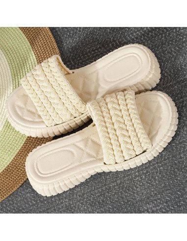 Sandalia para dama - 22/25, ID 44233 beige