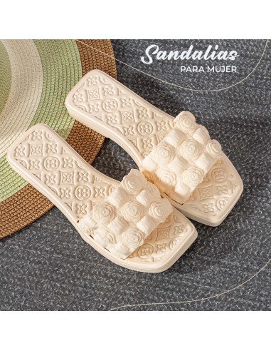 Mayoreo sandalias versátiles en LHESH - Ideal para revendedores - ID 43468 beige