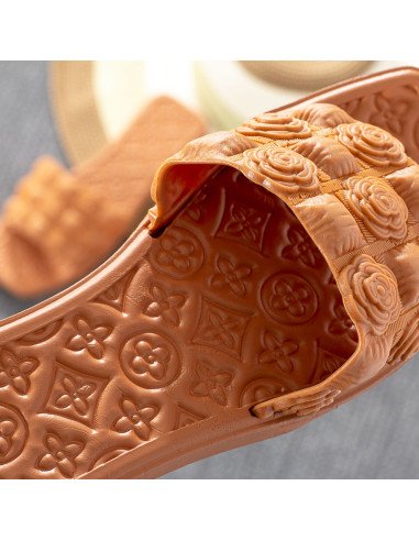 Mayoreo LHESH, Sandalias Únicas para Dama - ID 43471 naranja