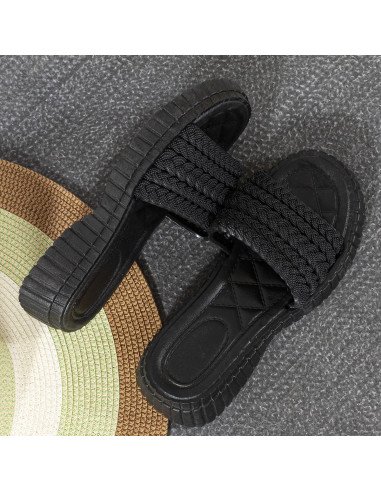 Sandalia para dama - 22/25, ID 44232 negro