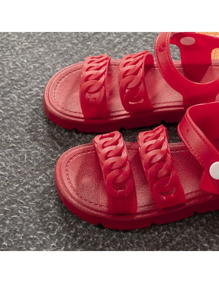 Sandalia para niña al mayoreo en LHESH - ID 43494 rojos
