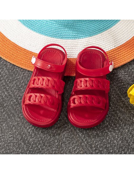 Sandalia para niña al mayoreo en LHESH - ID 43494 rojos