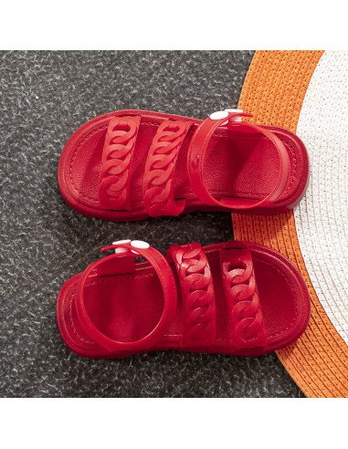 Sandalia para niña al mayoreo en LHESH - ID 43491 rojos