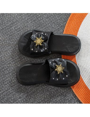 mayoreo en sandalias para niña en LHESH - ID 43474 negras