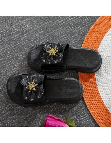 mayoreo en sandalias para niña en LHESH - ID 43474 negras