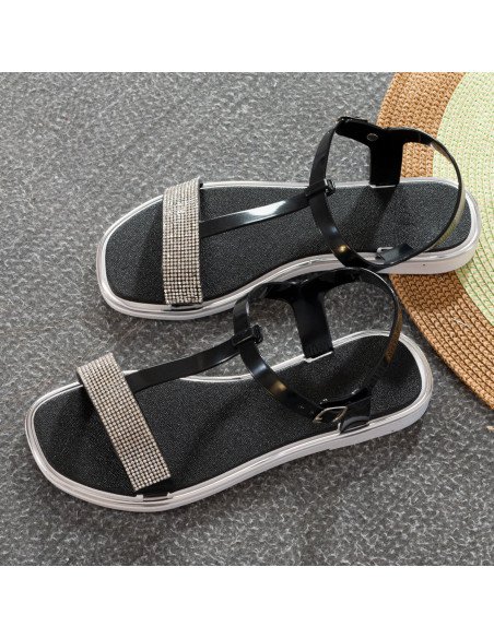 mayoreo sandalias para dama en LHESH - ID 43485 negro