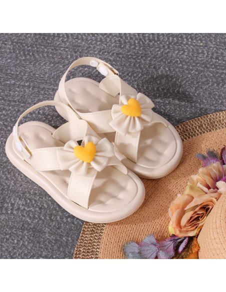 Mayoreo sandalias elegantes para niña en LHESH - ID 43506 beige