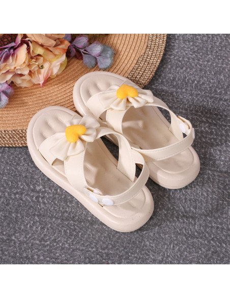 Mayoreo sandalias elegantes para niña en LHESH - ID 43506 beige