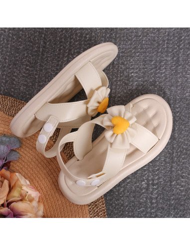 Mayoreo sandalias elegantes para niña en LHESH - ID 43506 beige