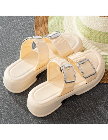 SANDALIA DAMA BEIGE 22/25 VIVIEN