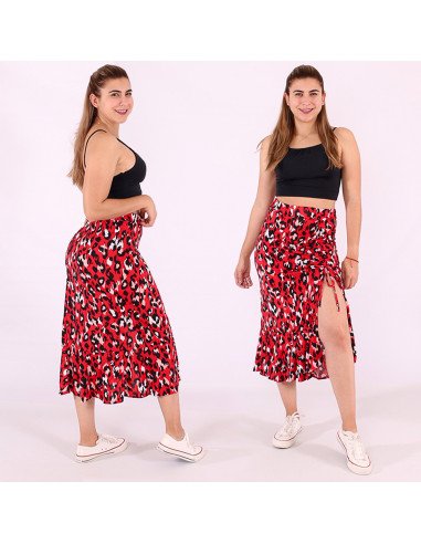 Falda estamapda para dama 10 piezas unitalla SK30 Moda lider ID 44984