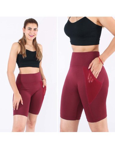 Leggins deportivos cortos para dama al Mayoreo en LHESH