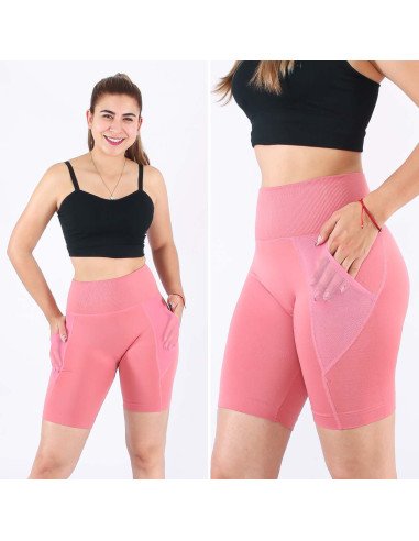 Leggins deportivos cortos para dama al Mayoreo en LHESH